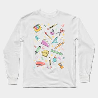 For the love of stationary Long Sleeve T-Shirt